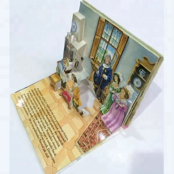 OEM Magic Creative Pop up Children Kids 3D Books