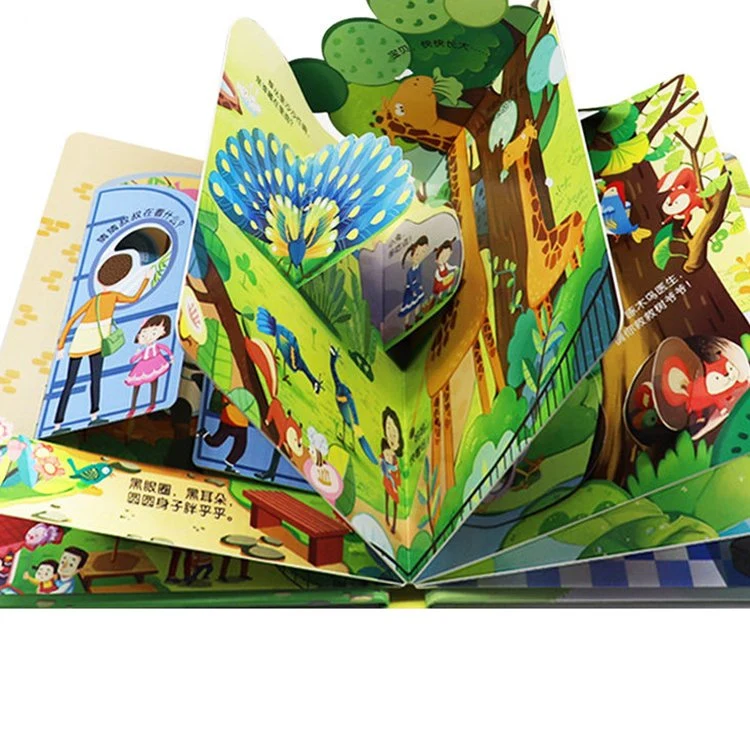 OEM Magic Creative Pop up Children Kids 3D Books