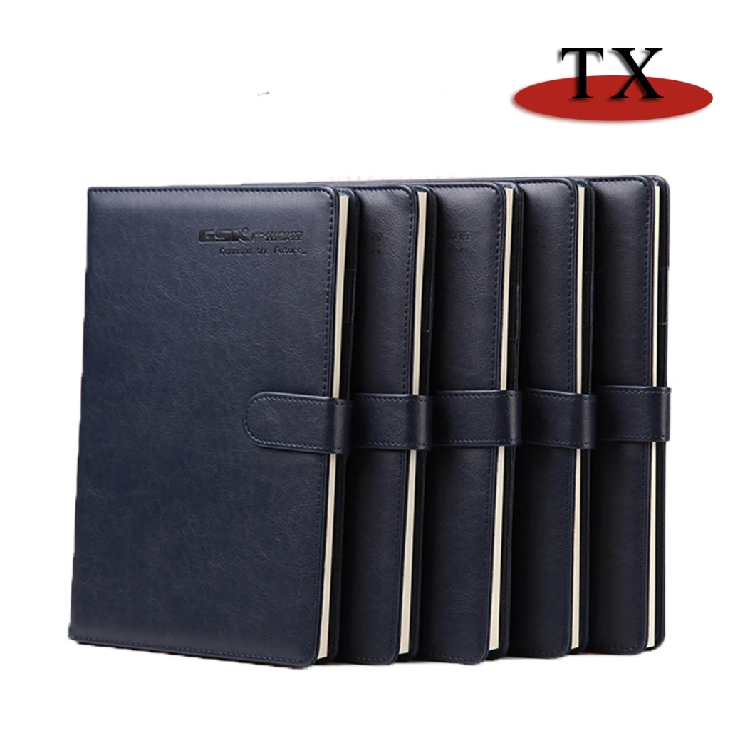 PU Leather Notebook Manufacturers Custom Logo Office Stationery