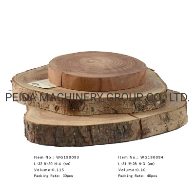 Eco-Friendly Pine Wood Round New Design Personality Handcraft Antique Wooden Discs Craft Ornament