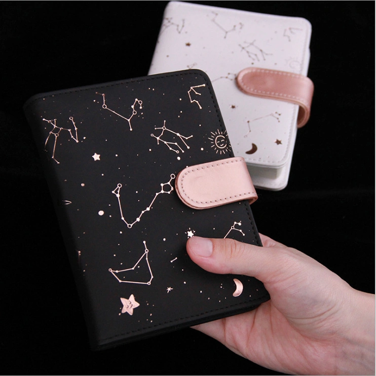 Factory Printing Direct Sales Creative Constellation PU Leather Notebook Small Fresh Star Diary Student Homework Study Life Hand Book
