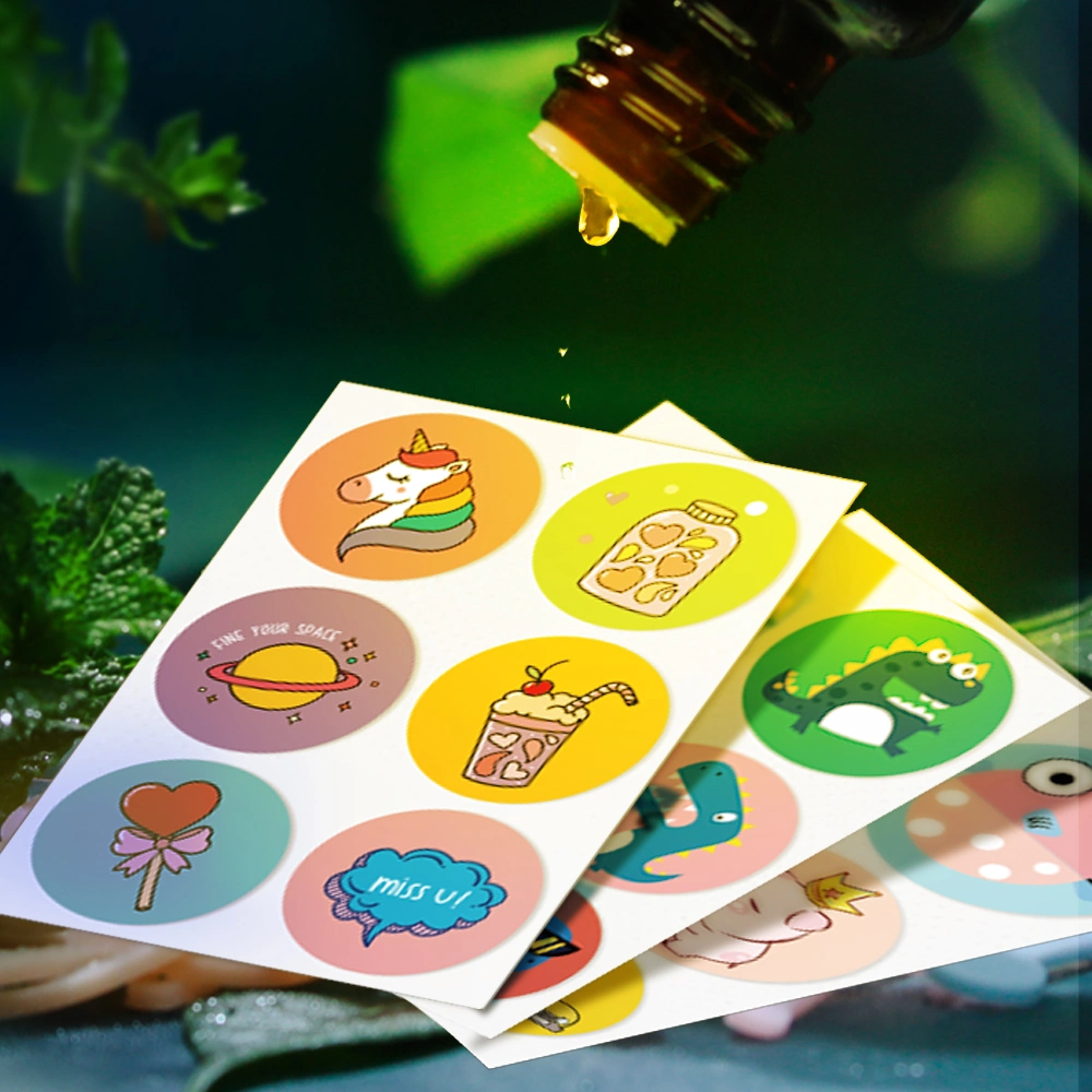Mosquito Repellent Sticker for Kids in Cartoon Design, Natural Herb, Indoor and Outdoor Use