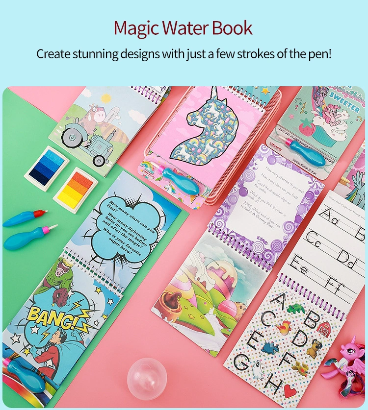 Color-Changing Water Painting Book - Perfect for Creative and Educational Playtime