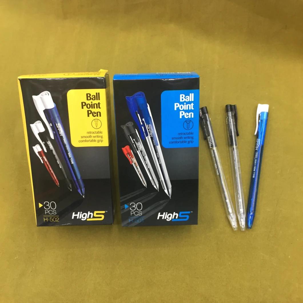 Click Ball Point Pen Office Supply Stationery
