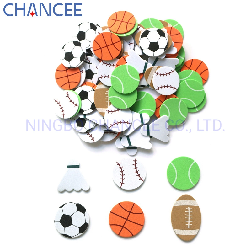 Chancee Kids Sports Shape Self Adhesive EVA Stickers