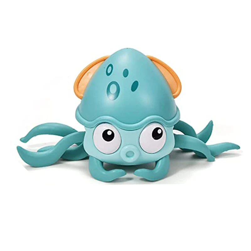 Jstar Toddler Interactive Learning Other Educational Toys Sensing Crawling Octopus Baby Toy with LED Light and Music Toys
