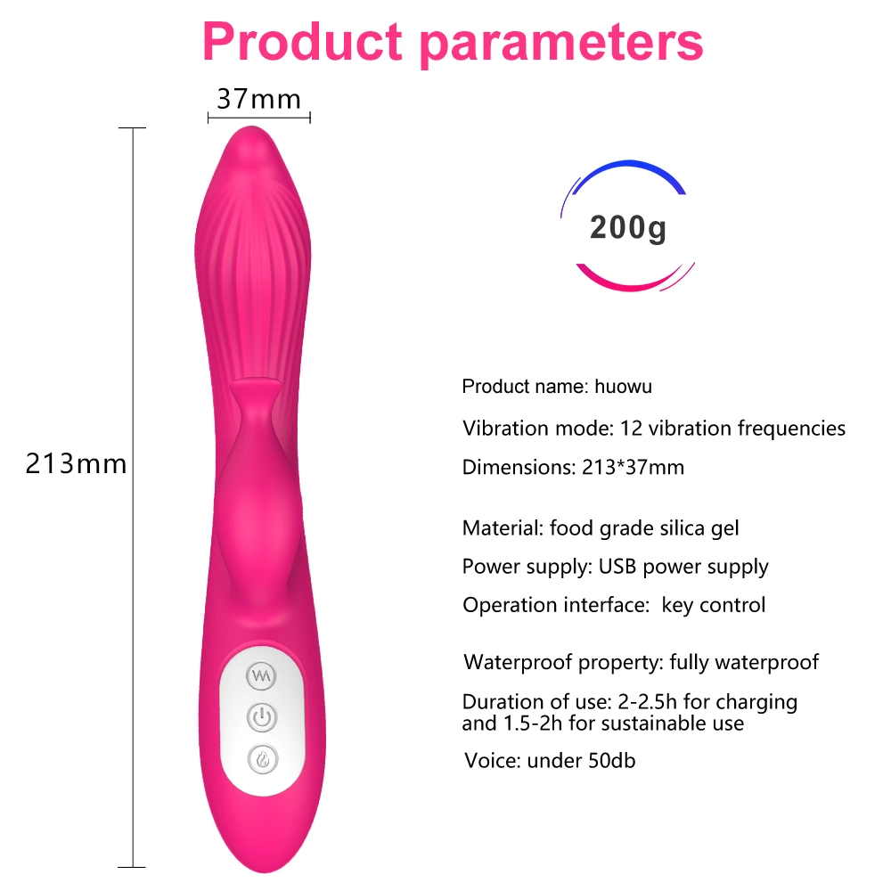 Hot Sale Sex Toy for Women Adult Other Massage Products Teasing G-Spot Stimulating Toys Dildo Vibrator Rabbit Massager