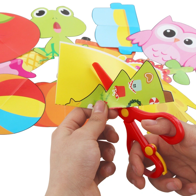 DIY Kids Paper Cutting Game Toy Hand Craft Educational Material