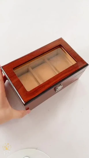 Wooden Watch Packing Box Wood Bangle Gift Package Box Manufacturer Brown Wood Item