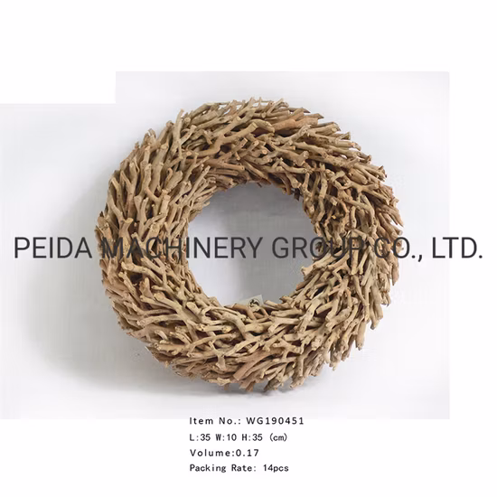 Eco-Friendly Pine Wood Round New Design Personality Handcraft Antique Wooden Discs Craft Ornament